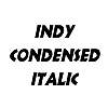 Thumbnail IndyCondensed Italic
