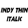 Thumbnail IndyThin Italic