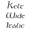 Thumbnail KeltWide Italic
