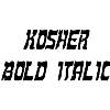 Thumbnail Kosher BoldItalic