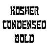 Thumbnail KosherCondensed Bold