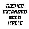 Thumbnail KosherExtended BoldItalic