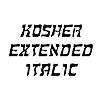 Thumbnail KosherExtended Italic