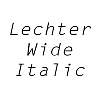 Thumbnail LechterWide Italic Thumbnail LechterWide Italic