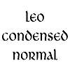 Thumbnail LeoCondensed Normal