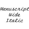 Thumbnail ManuscriptWide Italic