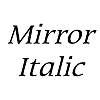 Thumbnail Mirror Italic