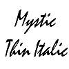 Thumbnail MysticThin Italic Thumbnail MysticThin Italic