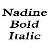 Thumbnail Nadine BoldItalic