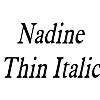 Thumbnail NadineThin Italic