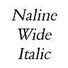 Thumbnail NalineWide Italic