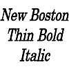 Thumbnail NewBostonThin BoldItalic