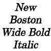 Thumbnail NewBostonWide BoldItalic