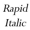 Thumbnail Rapid Italic Thumbnail Rapid Italic