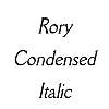 Thumbnail RoryCondensed Italic