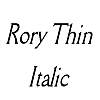 Thumbnail RoryThin Italic