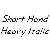 Thumbnail ShortHandHeavy Italic Thumbnail ShortHandHeavy Italic