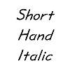Thumbnail ShortHand Italic Thumbnail ShortHand Italic