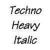 Thumbnail TechnoHeavy Italic Thumbnail TechnoHeavy Italic