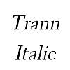 Thumbnail Trann Italic