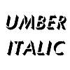 Thumbnail Umber Italic