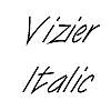 Thumbnail Vizier Italic