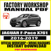 Thumbnail JAGUAR F-Pace X761 2016-2019 FACTORY REPAIR SERVICE MANUAL Thumbnail JAGUAR F-Pace X761 2016-2019 FACTORY REPAIR SERVICE MANUAL
