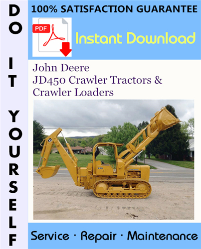 Thumbnail John Deere JD450 Crawler Tractors & Crawler Loaders Service Repair Workshop Manual ☆