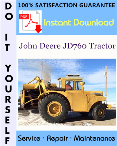 Thumbnail John Deere JD760 Tractor Service Repair Workshop Manual ☆
