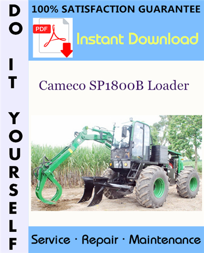 Thumbnail Cameco SP1800B Loader Service Repair Workshop Manual ☆