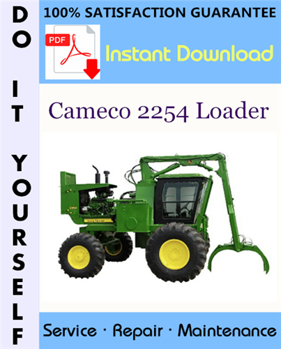 Thumbnail Cameco 2254 Loader Service Repair Workshop Manual ☆