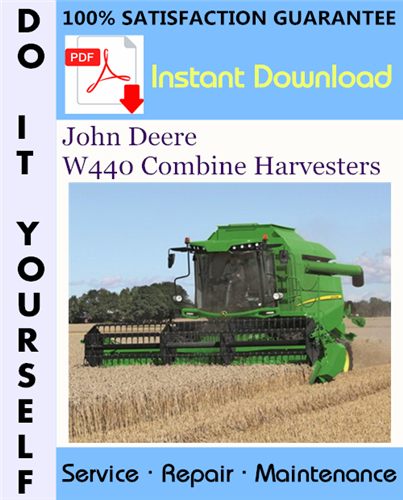 Thumbnail John Deere W440 Combine Harvesters Technical Manual ☆