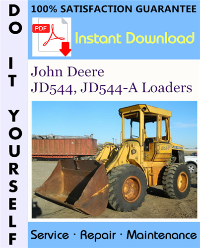 Thumbnail John Deere JD544, JD544-A Loaders Technical Manual ☆