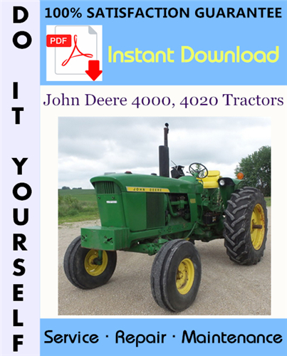 Thumbnail John Deere 4000, 4020 Tractors Technical Manual ☆ Thumbnail John Deere 4000, 4020 Tractors Technical Manual ☆