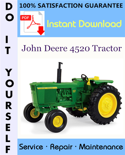 Thumbnail John Deere 4520 Tractor Technical Manual ☆ Thumbnail John Deere 4520 Tractor Technical Manual ☆