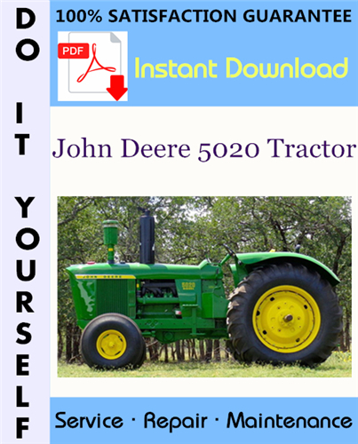Thumbnail John Deere 5020 Tractor Technical Manual ☆ Thumbnail John Deere 5020 Tractor Technical Manual ☆