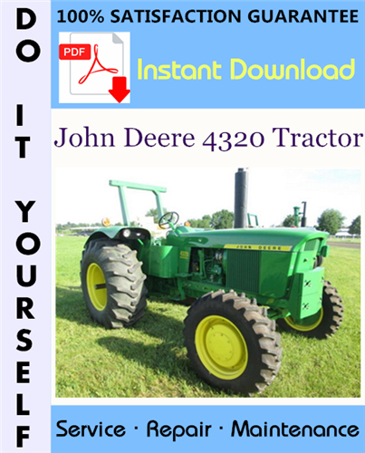 Thumbnail John Deere 4320 Tractor Technical Manual ☆ Thumbnail John Deere 4320 Tractor Technical Manual ☆
