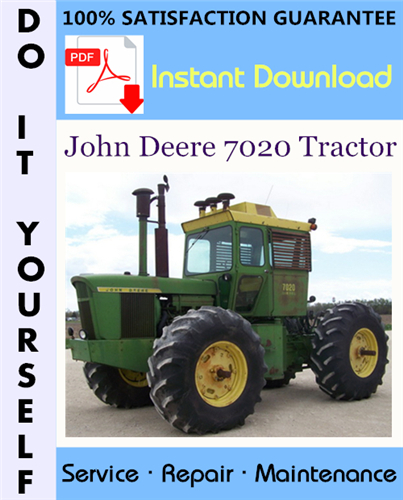 Thumbnail John Deere 7020 Tractor Technical Manual ☆ Thumbnail John Deere 7020 Tractor Technical Manual ☆