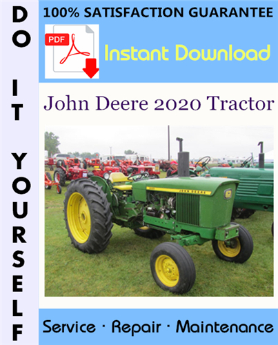 Thumbnail John Deere 2020 Tractor Technical Manual ☆
