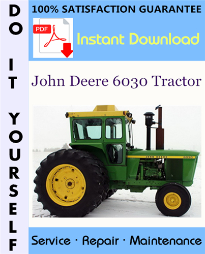Thumbnail John Deere 6030 Tractor Technical Manual ☆ Thumbnail John Deere 6030 Tractor Technical Manual ☆