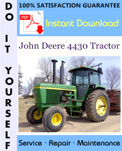 Thumbnail John Deere 4430 Tractor Technical Manual ☆ Thumbnail John Deere 4430 Tractor Technical Manual ☆