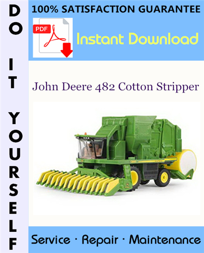 Thumbnail John Deere 482 Cotton Stripper Technical Manual ☆