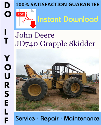 Thumbnail John Deere JD740 Grapple Skidder Technical Manual ☆