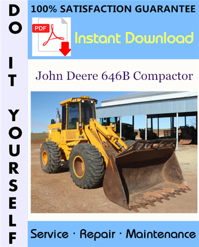 Thumbnail John Deere 646B Compactor Technical Manual ☆