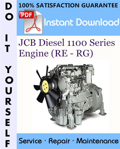 Thumbnail JCB Diesel 1100 Series Engine (RE - RG) Service Repair Workshop Manual ☆ Thumbnail JCB Diesel 1100 Series Engine (RE - RG) Service Repair Workshop Manual ☆