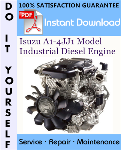 Thumbnail Isuzu A1-4JJ1 Model Industrial Diesel Engine Service Repair Workshop Manual ☆