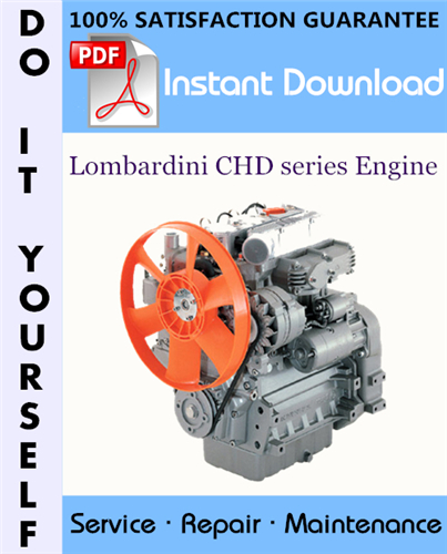 Thumbnail Lombardini CHD series Engine Service Repair Workshop Manual ☆