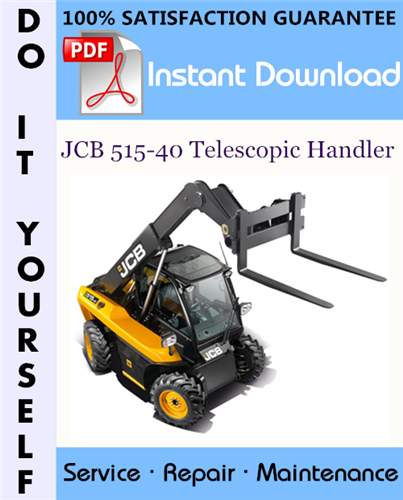 Thumbnail JCB 515-40 Telescopic Handler Service Repair Workshop Manual ☆ Thumbnail JCB 515-40 Telescopic Handler Service Repair Workshop Manual ☆