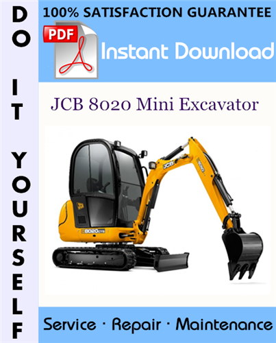 Thumbnail JCB 8020 Mini Excavator Service Repair Workshop Manual ☆ Thumbnail JCB 8020 Mini Excavator Service Repair Workshop Manual ☆
