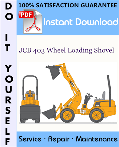 Thumbnail JCB 403 Wheel Loading Shovel Service Repair Workshop Manual ☆ Thumbnail JCB 403 Wheel Loading Shovel Service Repair Workshop Manual ☆